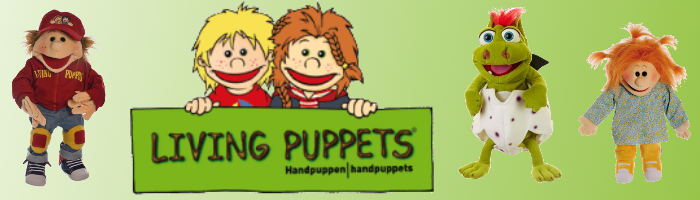 Living Puppets-Logo und Link